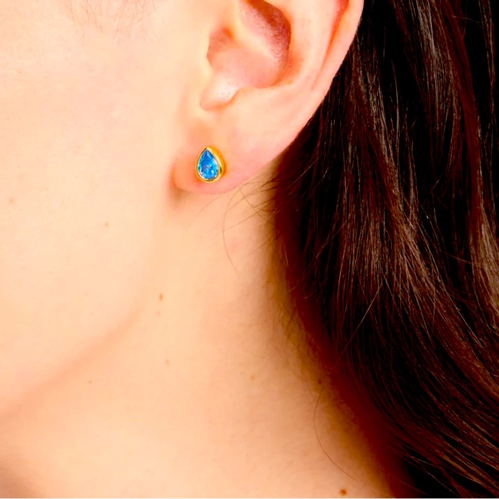 New kate spade new york
Gold-Tone Bubbly Bezel Stud Earrings - Picture 3 of 6